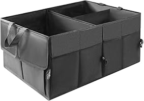 Organizador Maletero Coche, HTBAKOI Organizador Plegable de Tejido Oxford Impermeable Bolsa Maletero Caja de Almacenamiento Furgoneta para Coche 