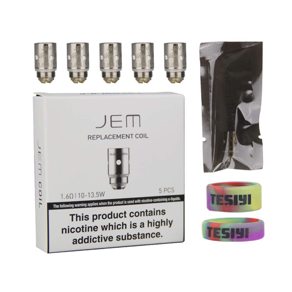 INNOKIN JEM Replacement Coil 1.6ohm for Innokin JEM Goby Tank Atomizer Kit Pack of 5