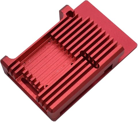 Sansella para Raspberry Pi 4B Modelo B CNC Aleación de Aluminio Carcasa Metal Armor Shell con disipadores de Calor para Raspberry Pi 4B-NO Ventiladores