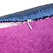 Sequins Cushion Cover Couple Throw Pillow Decor Invisible Zipper Design for Lovers