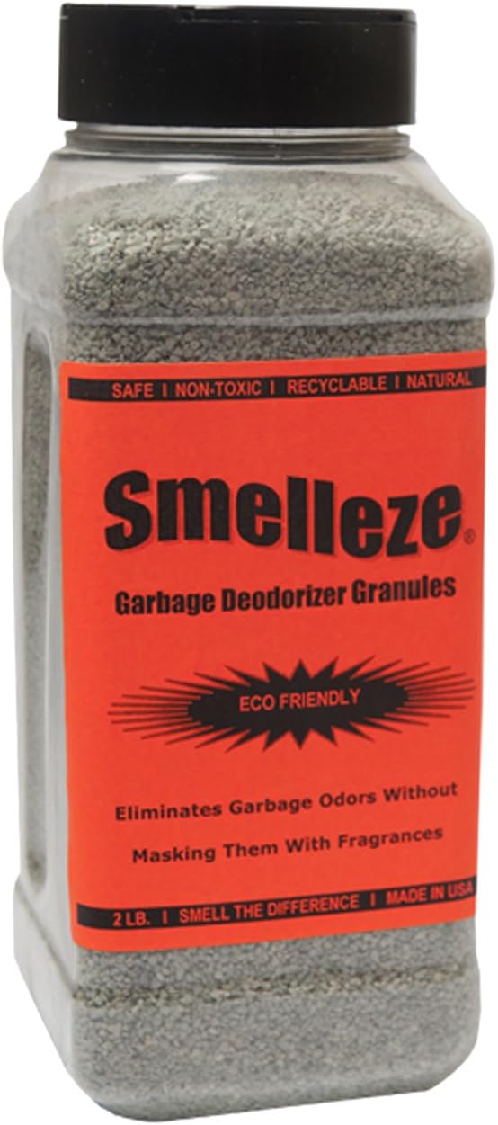 SMELLEZE Natural Dumpster Smell Removal Deodorizer: 50 lb. Granules Destroy Trash Stink