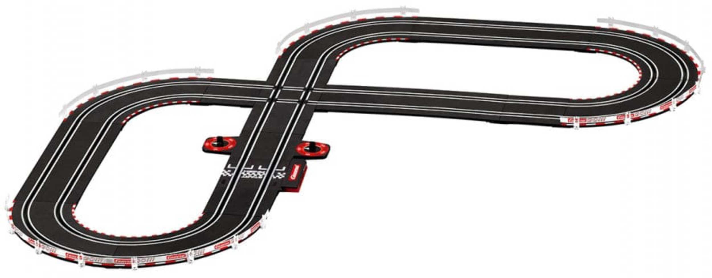 Carrera GO!!! 62521 onto The Podium Electric Powered Slot Car Racing Kids Toy Race Track Set Includes 2 Hand Controllers and 2 Cars in 1:43 Scale , Black