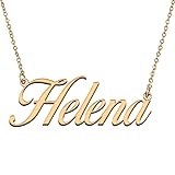 HUAN XUN Customized Custom Simple Any Name Necklace