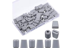 Romooa 30 Pieces Kitchen Sink Rack Feet Sink Grate Grid Rubber Bumpers Protectors for Kitchen Grid Accessories Replacement Parts(Gray)