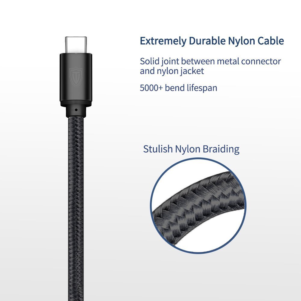 USB C Kabel auf USB 3.0 Homore (6.6 ft) lebenslange Garantie USB 3.1 Nylon Datenkabel Ladekabel für Typ C Geräte wie Samsung Galaxy S9+ / S9 / S8+ / S8 , MacBook Pro 2016 , HUAWEI P10/9 usw.