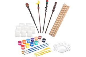 Col-Pary Magic Wand Making Kit,DIY Art Craft Set for Student Kids Gift,School Activities,Wizard Cosplay Masquerade,Halloween Supplies Décor,Student Rewards - 25 PCS in All