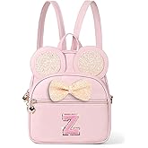 cotmcor Mini Backpack for Girls Bowknot, Cute Leather Backpack Toddler Purse Birthday Gifts for Kids Girls