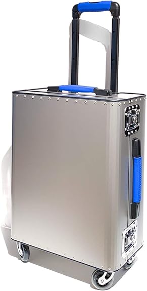 Amazon Co Jp Tecknomonster テクノモンスター キャリーバッグ チタン トローリー メンズ レディース 旅行 出張 高級 純チタン シューズ バッグ