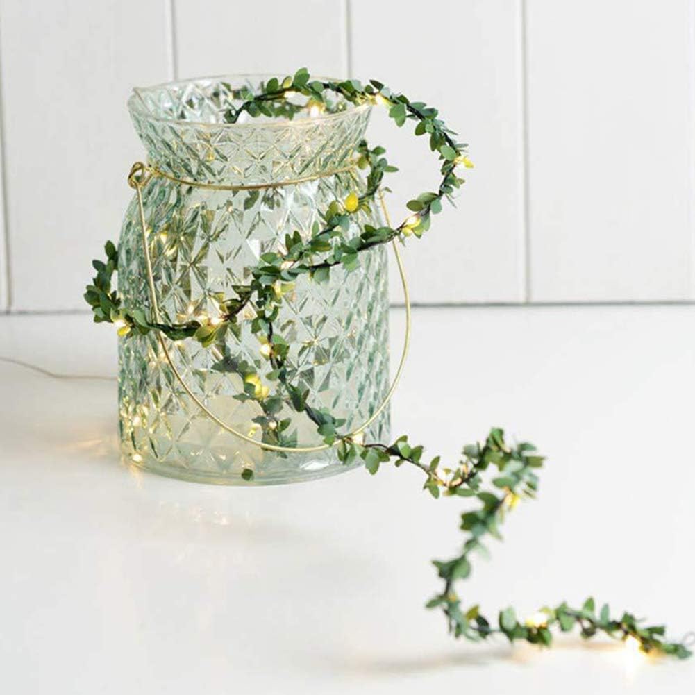 Green Leaf String Lights, Vine String Light 16FT Set of 50