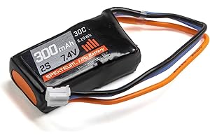 Spektrum 7.4V 300mAh 2S 30C LiPo Battery: PH, SPMX3002S30