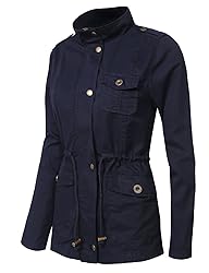 J. LOVNY Women's Versatile Military Anorak Jacket
