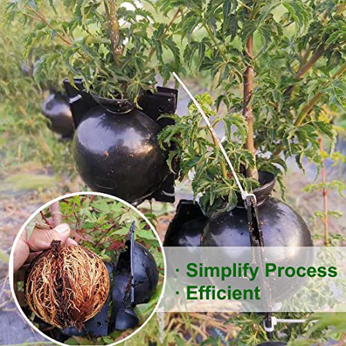 MIIIM 9 PCS Air Layering Propagation Kit With Zip Ties, Reusable Half