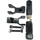 Dosens 3.5" Front &amp; Rear Billet Lowering Kit Compatible with 2006-2017 Yamaha Raptor 700 700R YFM700 2004-2013 Raptor 350 YFM350 2001-2005 Raptor 660 660R YFM660R ATV Black