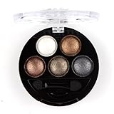 Mallofusa 5 Colors Eye Shadow Powder Metallic Shimmer Eyeshadow Palette By Mallofusa