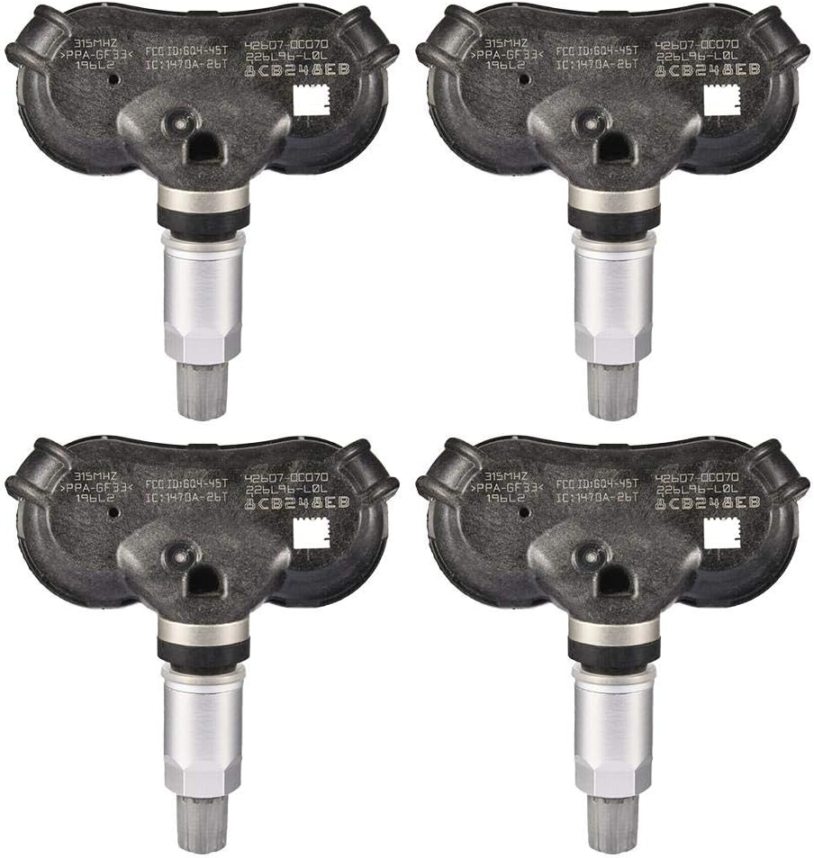 chinejaper 4pcs Tire Pressure Monitor Sensor TPMS for Acura TL 2009-2013 ZDX 2010-2012