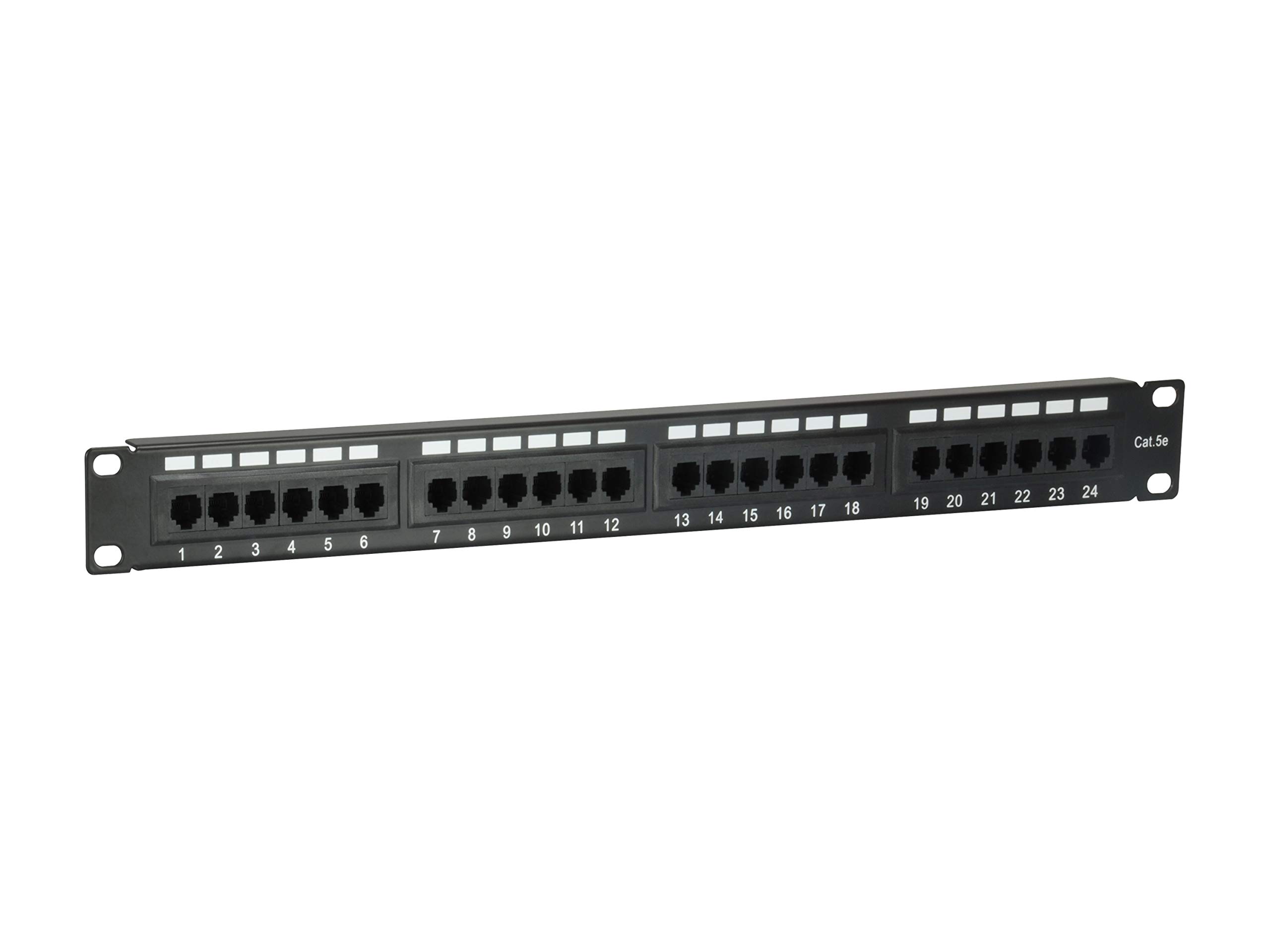 Equip Patch Panel 24x RJ45 Cat5e 19 Inch 1U Black