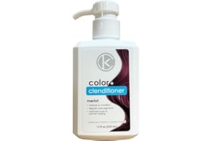 KEColor Cleanse and Condition Hair Treatment, Colour Deposit and Maintenance, 355 ml (Merlot)