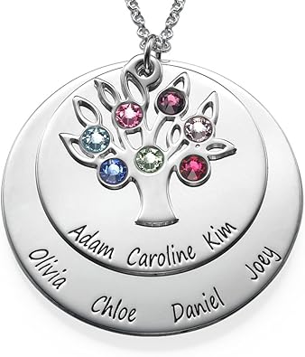 family birthstone necklace canada