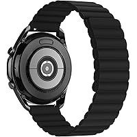 Tasikar 22mm Bands Compatible with Samsung Galaxy Watch 3 45mm Band, Silicone Magnetic Clasp [Double Sided Wearable…