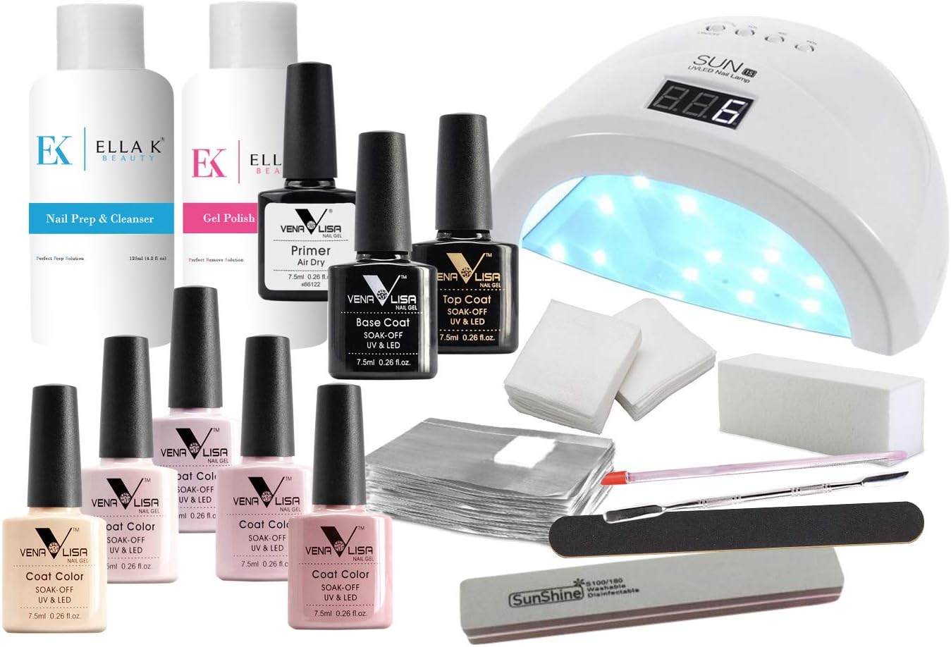 Venalisa Gel Polish NUDES Colour Starter Kit Gift Set