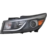 HEADLIGHTSDEPOT - CAPA Certified Halogen Headlight For 2015-2018 Kia Sedona - Left Driver Side