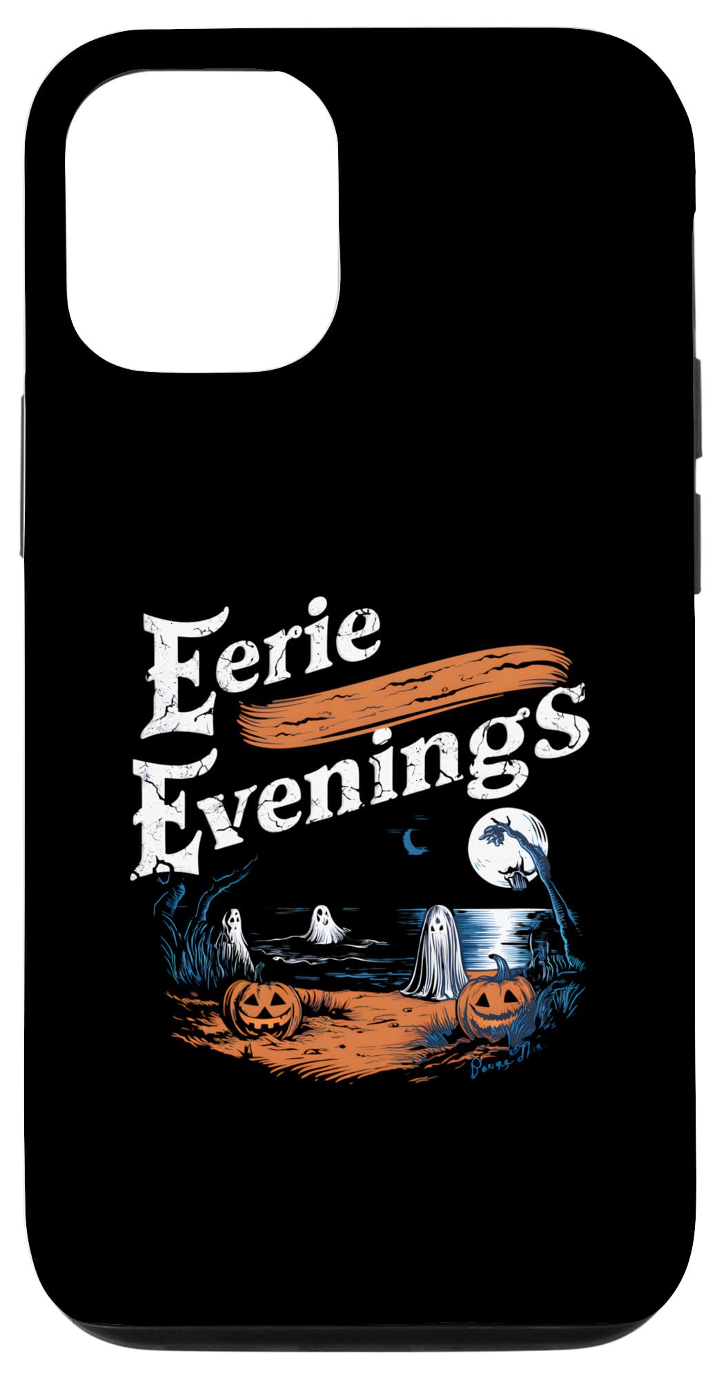 iPhone 13 Eerie Evenings Haunted Halloween Scene Case