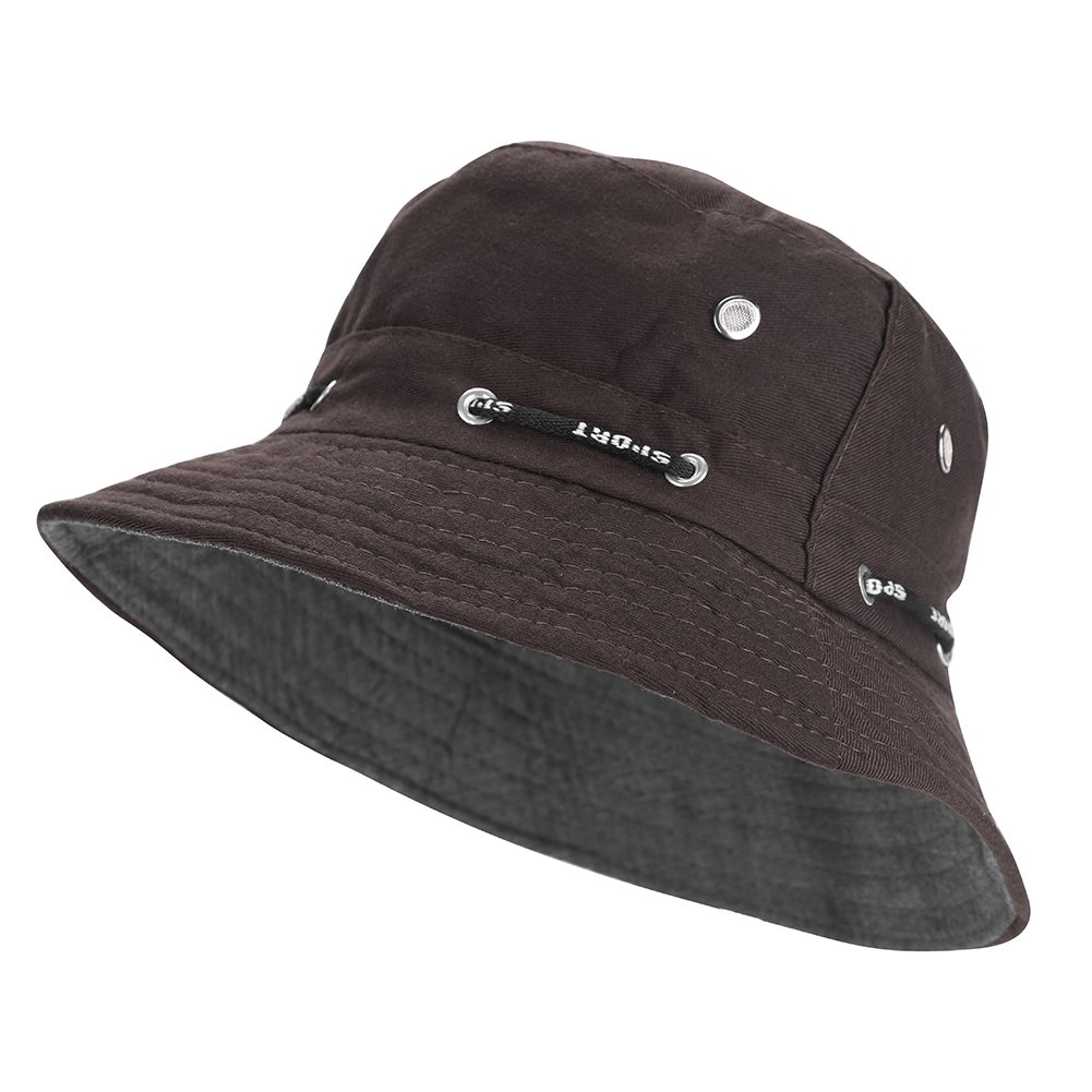 ITODA Bucket Cap Wide Brim Sun Hat UPF50+ Summer Beach Hat Women Men Fishing Hats Sunbonnet Foldable Glacier Cap Lightweight Outdoor Sun Protection Hats for Fishing Hiking Traveling Vocation Brown