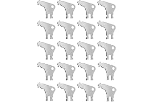 IDEASURE 50504 Keys, Commercial-Grade Universal Paper Towel Dispenser Keys Compatible with Georgia Pacific Paper Towel and Toilet Paper Dispensers, 20 Pack