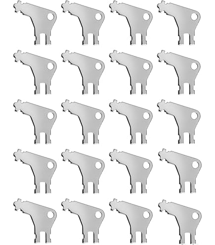 15pcs Paper Towel Dispenser Key, Metal Toilet Paper Dispenser Key Replacement Practical Toilet Paper Dispenser Key Compatible With Georgia Pacific