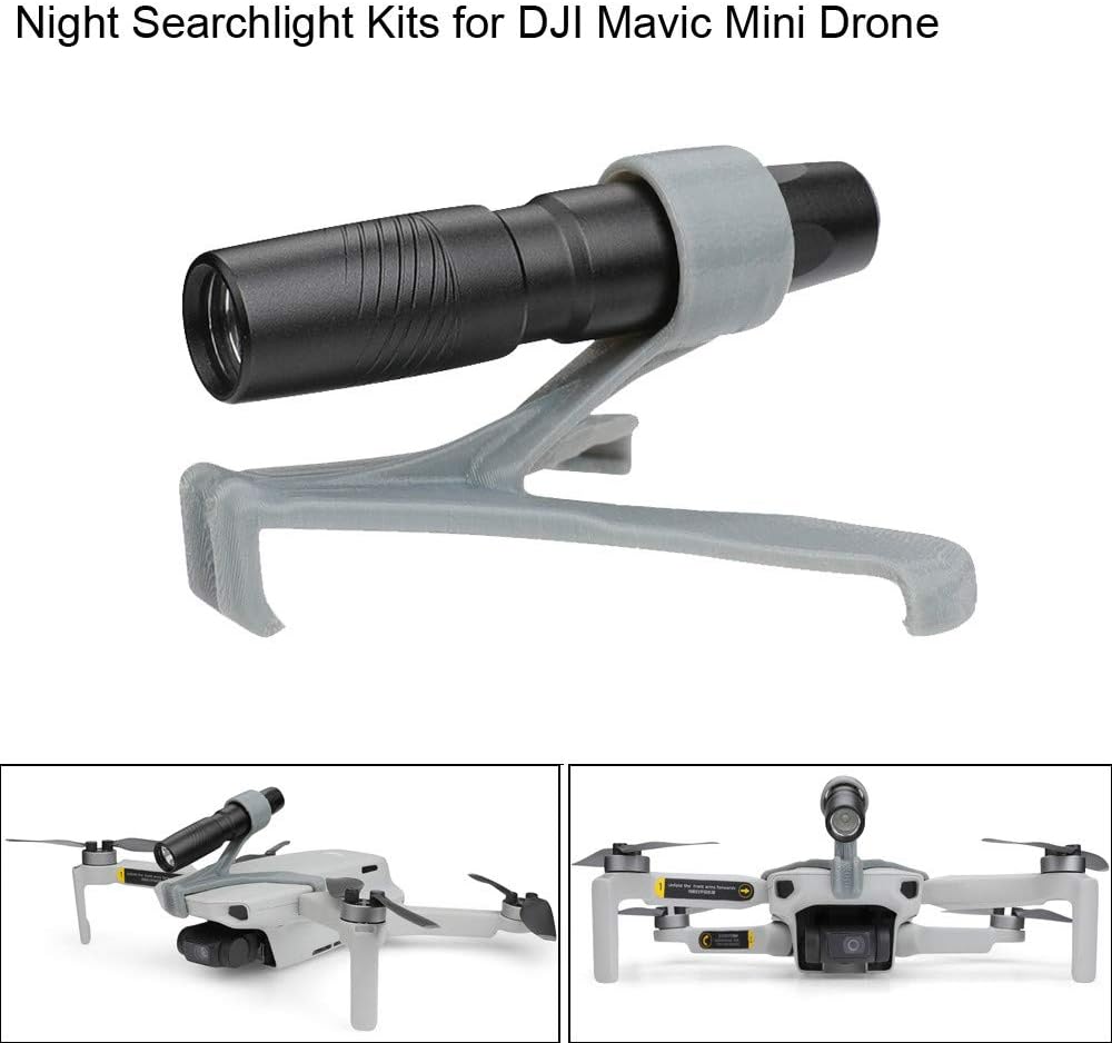 Lukame Drone Accessories 360 Degree Headlight Torch Night Light Led Light Searchlight for DJI Mavic Mini