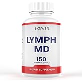 SXNWSN Lymph MD Comfort Capsules - Fast-Acting Dandelion &amp; Bromelain Blend | Post-Meal Support for Foodies &amp; Travelers, Vegan Gentle Formula (150 Capsules)