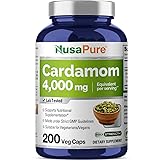 NusaPure Cardamom Extract 4000mg 200 Vegetarian