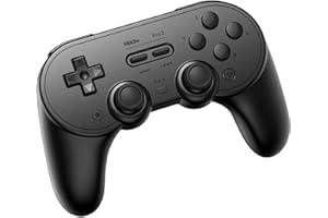 8BitDo Pro 2 Bluetooth Controller for Switch/Switch 2, Hall Effect Joysticks, 2 Pro Back Paddle Buttons, Wireless Gaming Cont