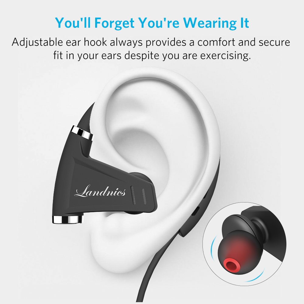 Telefonia Auricolari Wireless Bluetooth Cuffie Landnics Cuffie In-Ear  Stereo Sportive Impermeabile IPX7 Tempo di Riproduzione 12 ore per Bici ed  esercizi Palestra urban-earth.co.uk