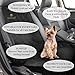 SunGrow Ferret & Dog Front Seat Car Cover, Bucket Seat Protector for Dogs, Captain Chair Seat Cover, Non-Slip Pet Car Seat Protector, Universal Fit, Washable Pet Seat Cover, Pet Travel Accessories