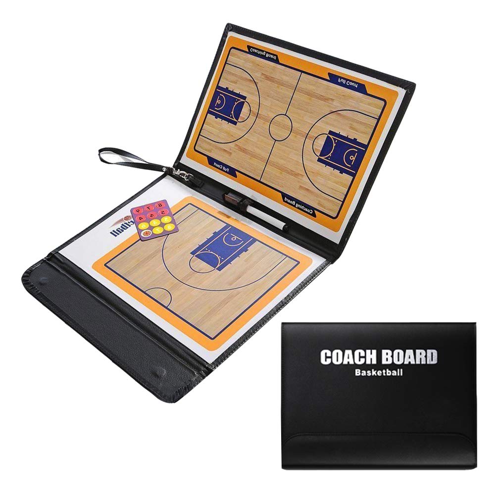 Folding Coaches Tactic Board with a Write Wipe 2in1 Pen Cooyeah