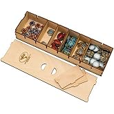 The Broken Token Long Bits Box - Wooden Token and Game Pieces Organizer for Board Games
