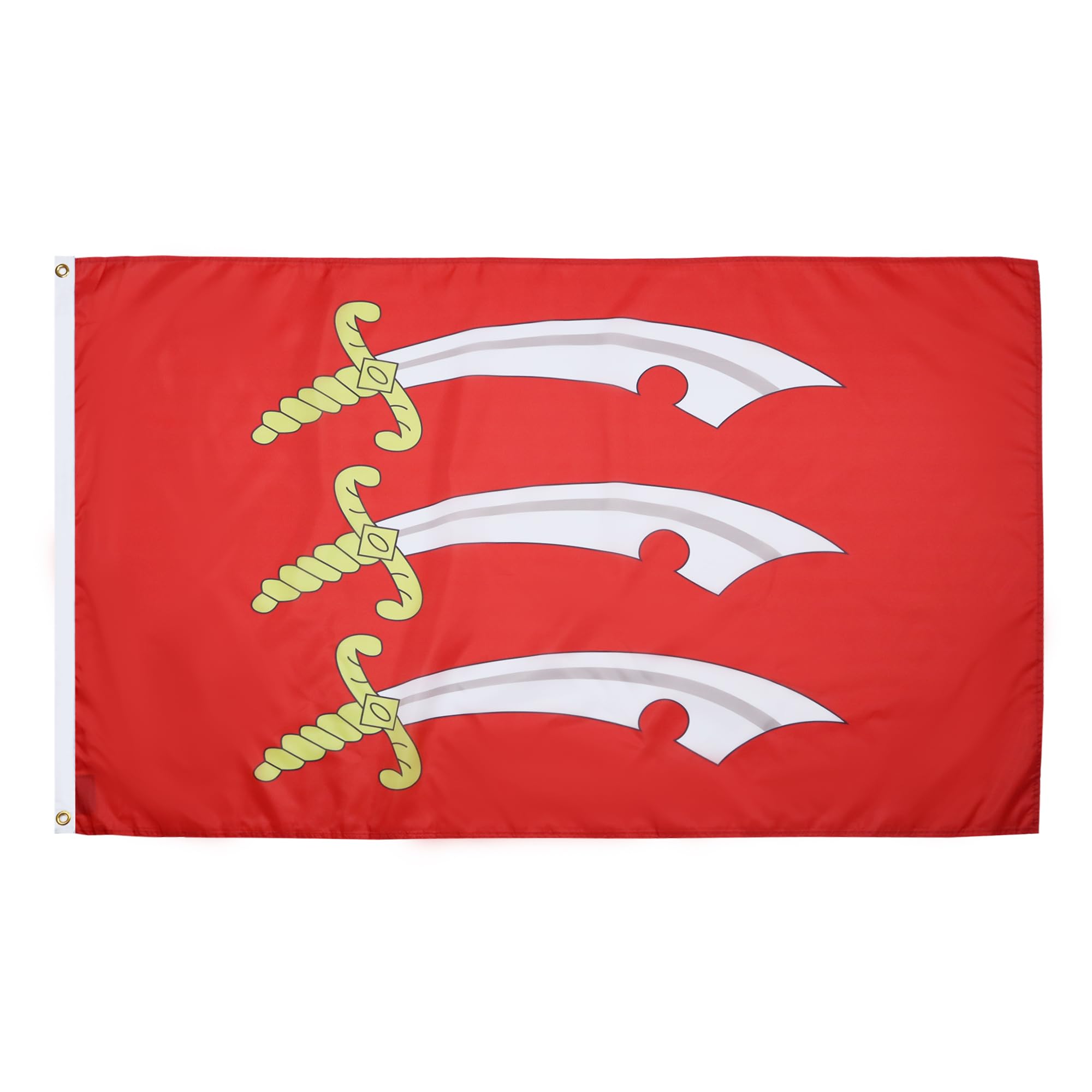 AZ FLAG - Essex County Flag - 2x3 Ft - 100D Polyester County Of Essex - England Banner with Two Metal Grommets - Fade Resistant - Vivid Colors - 2' x 3' Feet - 90x60 Cm