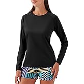 NAVISKIN Women's UPF 50+ Sun Protection Long Sleeve Shirts Rash Guard Shirts Quick Dry Lightweight Hiking Shirts