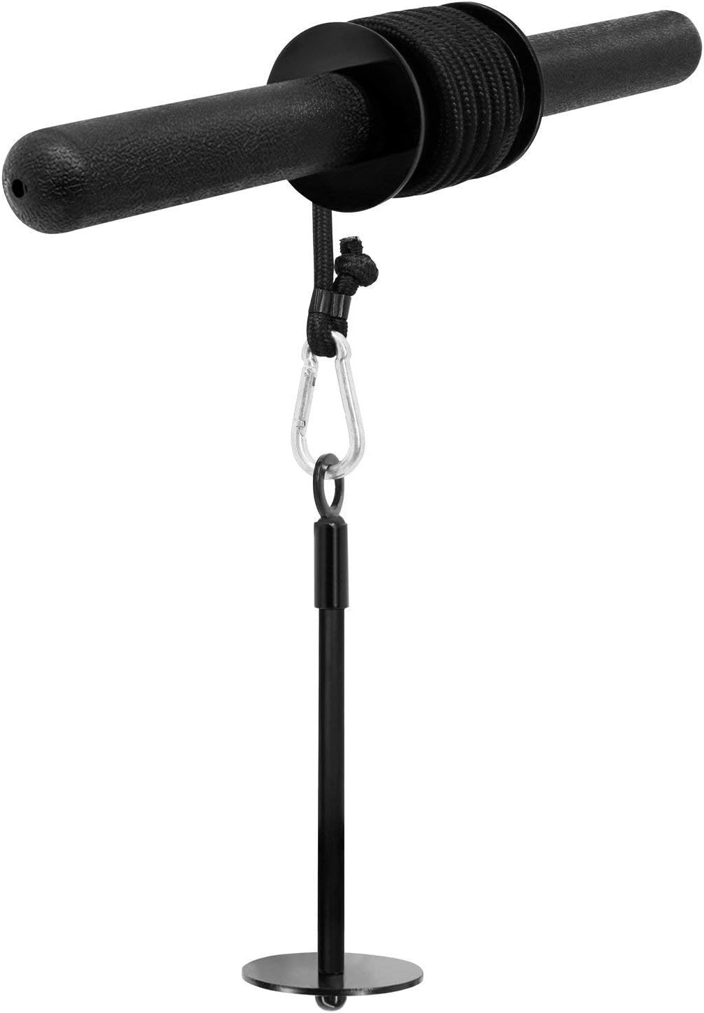 FITSY Wrist Roller Forearm Exerciser Arm Blaster, Steel - Black