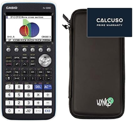 Calcolatrice Casio Fx Cg50 Con Custodia Protettiva Di Calcuso Amazon It Cancelleria E Prodotti Per Ufficio