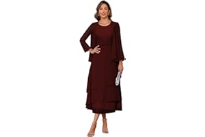 HI-TECH OPTOELETRONICS CO., LTD. 2 Piece Mother of The Bride Dresses with Jacket 2025 Chiffon Formal Evening Dress Hi008