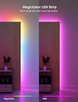 Lepro S1 AI Smart LED Strip Lights 20M RGB IC WiFi Bluetooth App Voice Control view 5