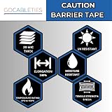 Gocableties Red White Barrier Tape 70mm x 500m Box of 5 Non Adhesive view 7
