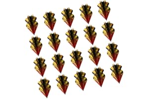XUSIJAKQ1 Pear Standard Flights Replacement Accessories Set Better Stability Various Patterns Soft Tip Darts Increased Rigidi