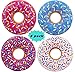 Inflatable Donuts (4 Pack) Pool Floats for Kids Ages 3-6, Small 24