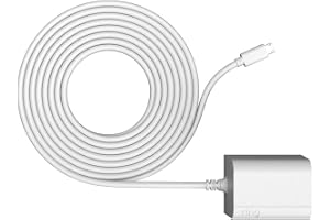 Ring Indoor/Outdoor Power Adapter (Micro USB) for Stick Up Cam Wired, Stick Up Cam Elite - White