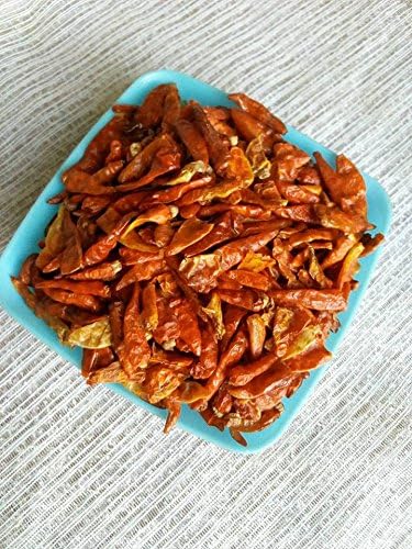 Piri Piri long Whole Pod Birds Eye Spice Hot Chilli Pepper from Ghana (100g)