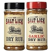 Salt Lick Double Rub Assortment, one each of Original Dry Rub and Garlic Dry Rub