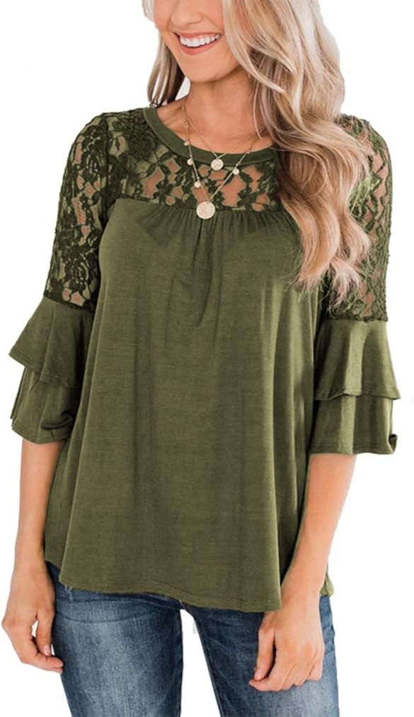 lace elegant tops